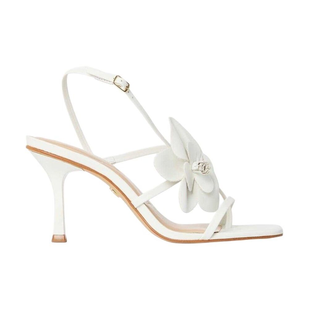 Aldo Womens/Ladies Floral Evening Sandals / White